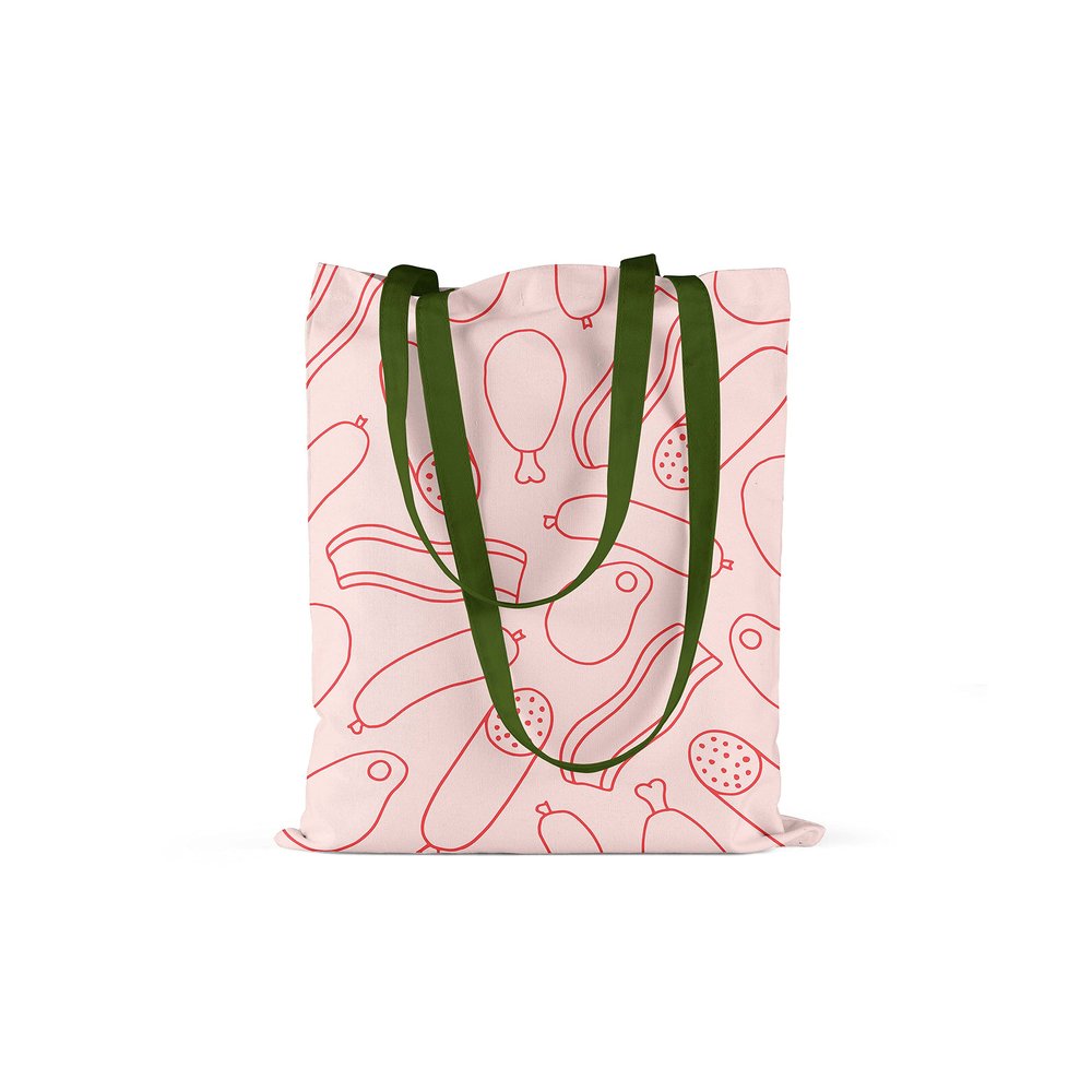 Bonamaison with Green Handles, Multicolor