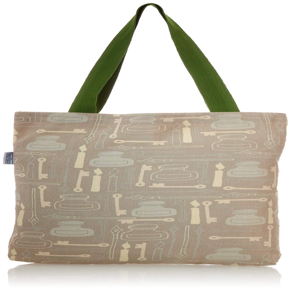 Bonamaison with green handles, Multicolor