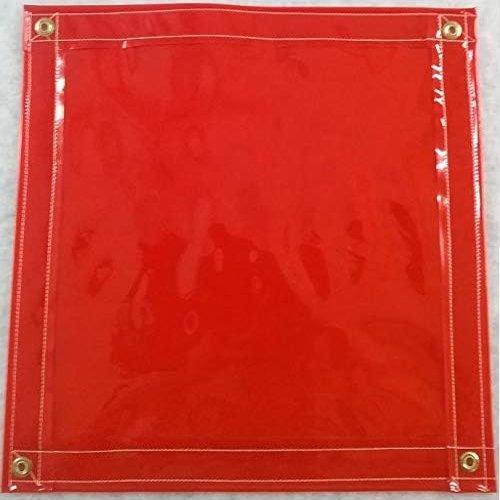 A.B Kelly Large Curtains 12 FT Tall (12 ft x 12 ft, Red)