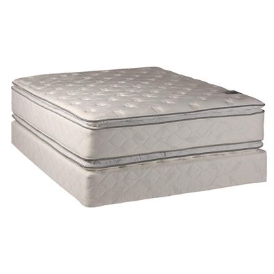 Dream Solutions USA DS USA Full Size 2-Sided Eurotop Gentle Plush Mattress Set with Mattress Cover Protector - Quilted Fabric, Durable Edge Guards, Orthopedic, Longlasting Comfort