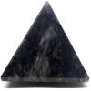 2.6" 255g Deep Blue Iolite Pyramid Polished Natural Water Sapphire Cordierite Gemstone Crystal Mineral Specimen - India + One Polished Clear Quartz Cabochon view 1