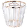 Uonlytech Crystal Lampshade Lighting Crystal Cage Lampshade Cylinder Hanging Lamp Shade Chandelier Lamp Shade Pendant Glass Light Cover Metal Ceiling Simple view 1