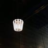 Uonlytech Crystal Lampshade Lighting Crystal Cage Lampshade Cylinder Hanging Lamp Shade Chandelier Lamp Shade Pendant Glass Light Cover Metal Ceiling Simple view 3
