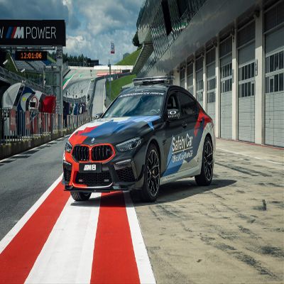 Iconic Arts Laminated 42x24 Poster: BMW m8 Competition Gran Coupe MotoGP Safety car 2020 4k 5k hd Cars 2 HD
