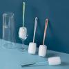 oAtm0eBcl Cleaning Brush Multifunctional Long Handle Wine Glass Cup Bottle Cleaning Brush Kitchen Gadget Pink view 2