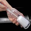 oAtm0eBcl Cleaning Brush Multifunctional Long Handle Wine Glass Cup Bottle Cleaning Brush Kitchen Gadget Pink view 3