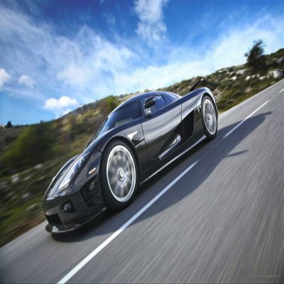 Iconic Arts Laminated 42x24 Poster: Koenigsegg CCXR Edition car Studio 2 Wide