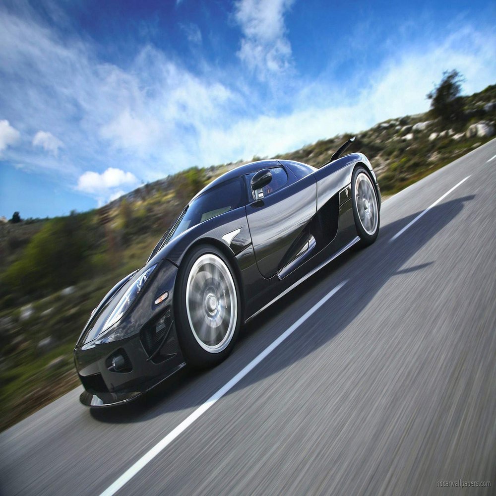 Iconic Arts Laminated 42x24 Poster: Koenigsegg CCXR Edition car Studio 2 Wide