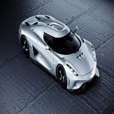 Iconic Arts Laminated 42x24 Poster: Koenigsegg regera CGI HD