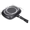 32cm Cast Aluminum DoubleSided Frying Pan Barbecue Cooking Tool Cookware for Home Outdoor Kitchen Accessories view 2