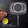 32cm Cast Aluminum DoubleSided Frying Pan Barbecue Cooking Tool Cookware for Home Outdoor Kitchen Accessories view 4
