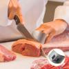 1PCS Stainless Steel Onion Holder Slicer, 2PCS Finger Guard, Holder Slicer for Vegetables, Tomato, Lemon, Meat view 4