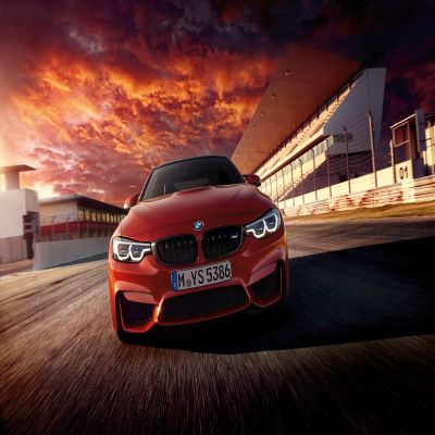 Iconic Arts Laminated 42x24 Poster: 2018 BMW m4 Wide