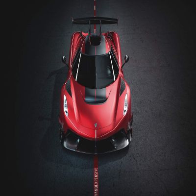 Iconic Arts Laminated 42x24 Poster: Koenigsegg jesko Sports car 2020 4k 8k HD