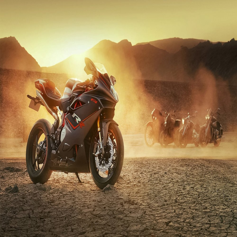 Iconic Arts Laminated 42x24 Poster: mv Agusta f4 rr Bike HD