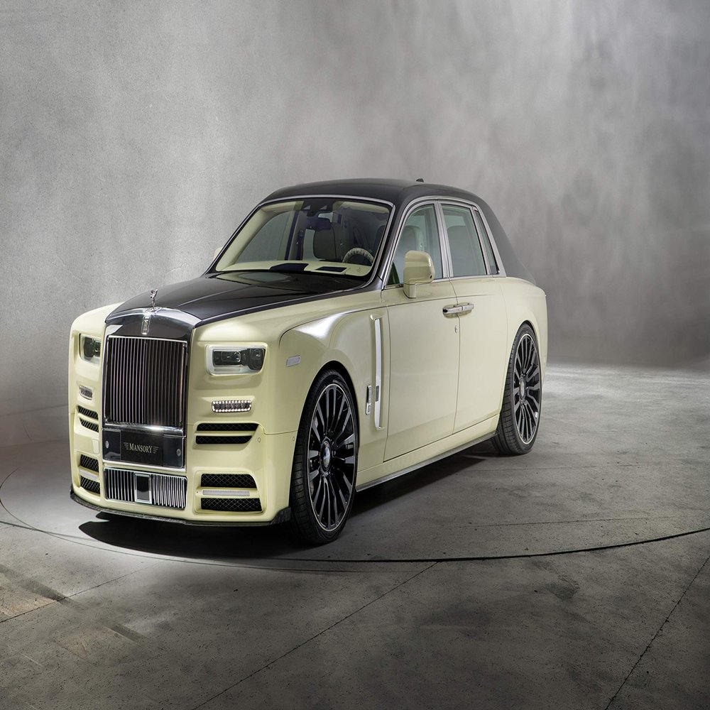 Iconic Arts Laminated 42x24 Poster: mansory Rolls Royce Phantom bushukan Edition 2018 4k Wide