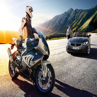 Iconic Arts Laminated 42x24 Poster: BMW s1000rr BMW z4 Wide
