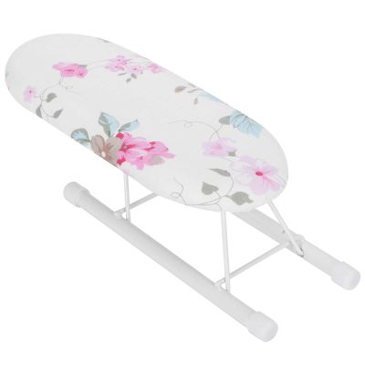 Evonecy Ironing Table, Mini Ironing Board, Thickened MultiFunctional for Neckline(Blooming)