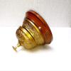 Ganga Nautical Color Golden & Brown Brass Bell Solid Brass School Bell Brass Handbill Great Gift for Teachers Round Size 4. inch Approx. view 2