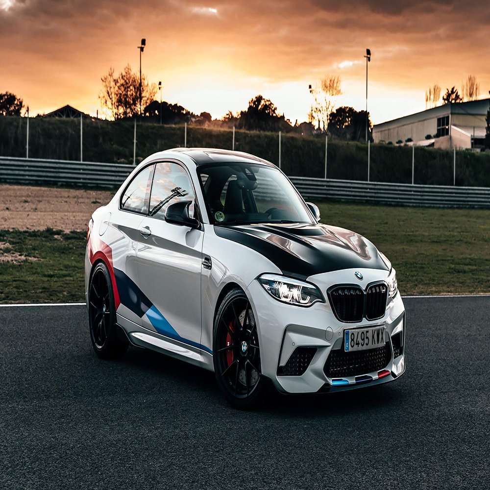 Iconic Arts Laminated 42x24 Poster: BMW m2 Competition m Performance Accessories 5k HD
