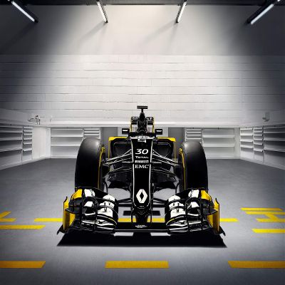 Iconic Arts Laminated 42x24 Poster: 2016 Renault rs16 Formula 1 car Wide