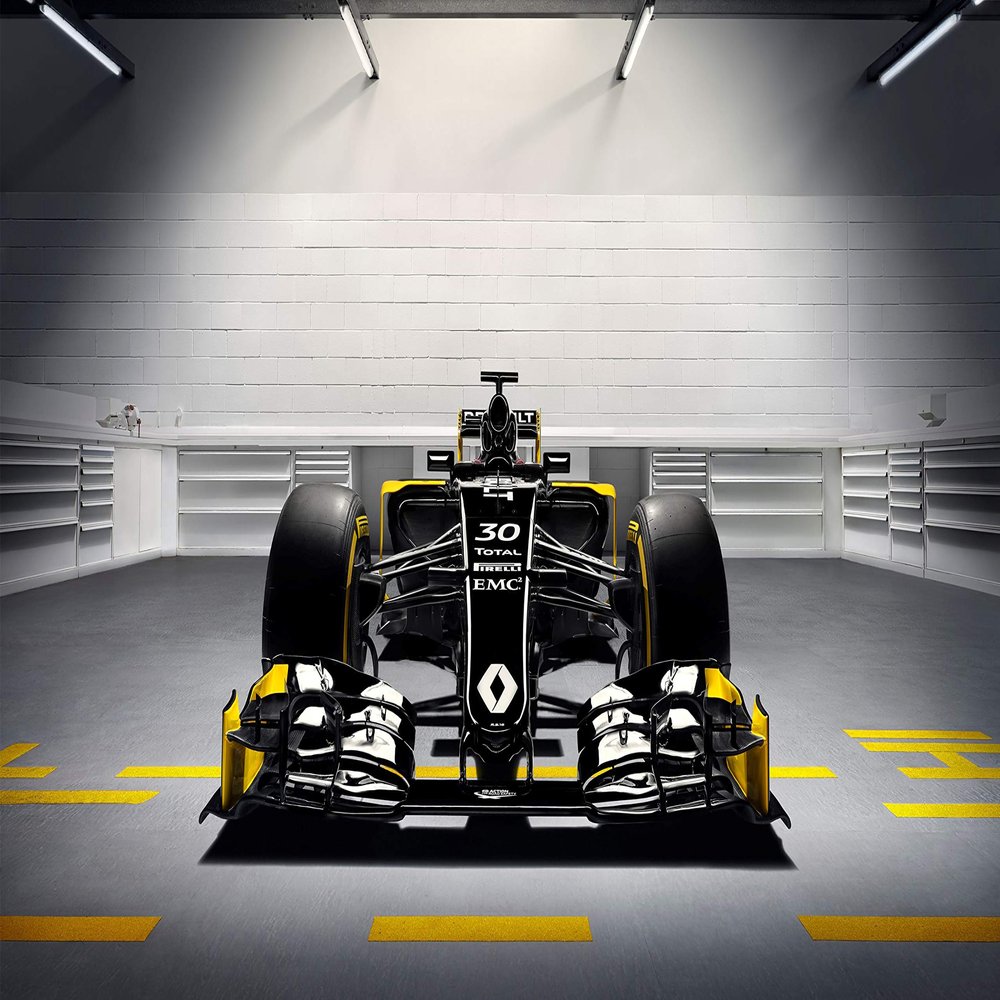 Iconic Arts Laminated 42x24 Poster: 2016 Renault rs16 Formula 1 car Wide