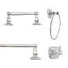 Arista Algoma Collection 4-Piece Bathroom Hardware Set in Chrome view 1