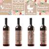 8 Pregnancy Announcement Wine Bottle Labels. For Parents to Grandparents, Brothers Sisters Friends Promoted to Aunts Uncles. Announcing New Baby Reveal. Baby Surprise Gifts Decorations view 4
