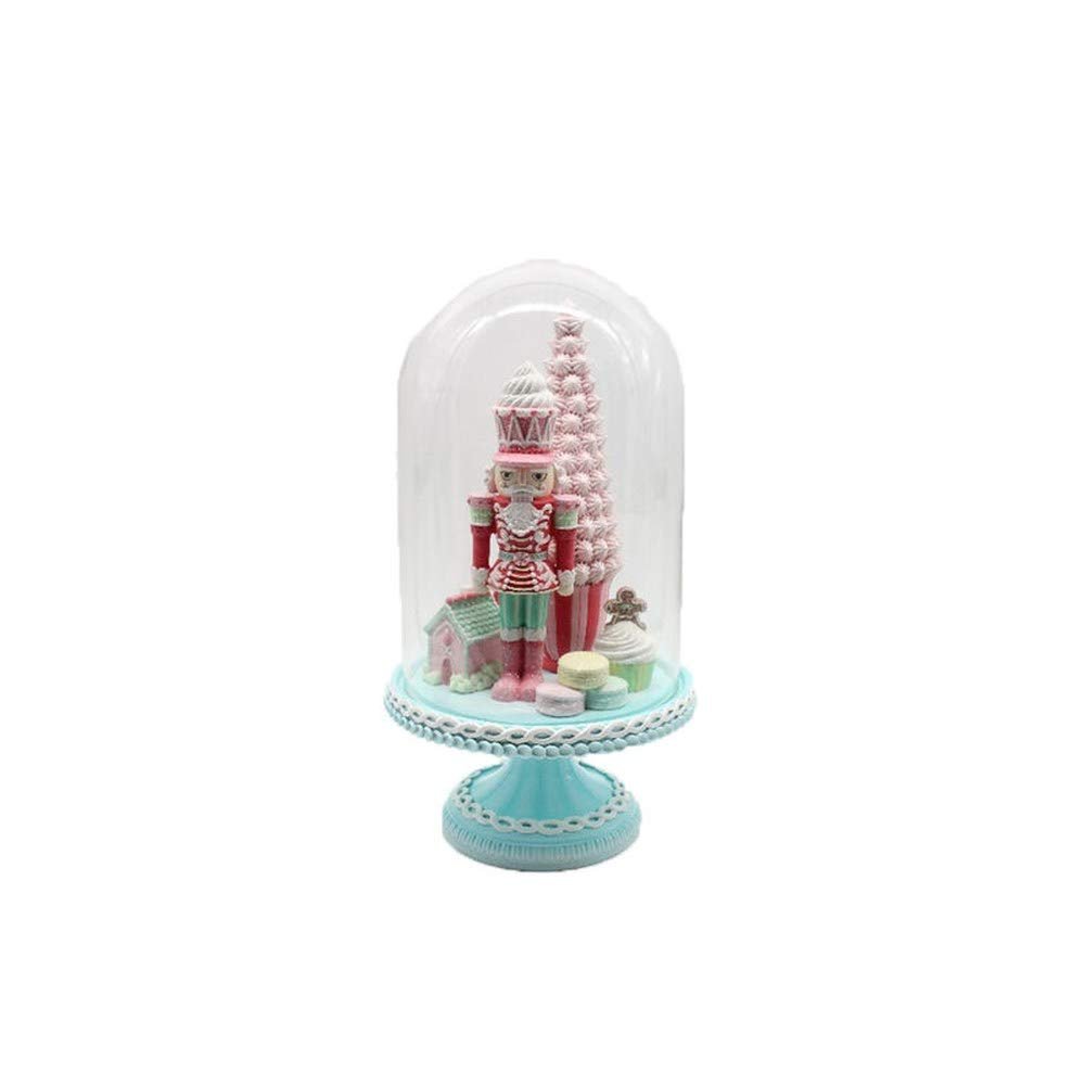 December Diamonds Nutcracker in Cloche - Elegant and Festive Christmas Collectible for Home Decor