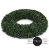 3rd Street Inn Boxwood Wreath - Front Door Greenery for Indoor/Outdoor Use - Farmhouse Spring/Summer Decor (17" / LG / 2 Pack) view 2
