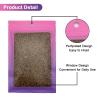 100 Pcs Resealable Mylar Bags, Gradient Color Food Storage Bags, Zip Bag Foil Bags Packaging Pouch for Food Storage, Sample, Small Business (Pink Purple, 4.7 X 7.1 Inch) view 4