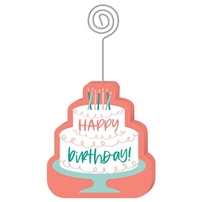 Happy Birthday Photo Sign - 9.25" x 5" | Multi-color | 1 Pc.
