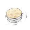 1set Stainless Steel Steamer Lid Double Handle Steaming Basket for Dumplings Dim Sum Vegetables and More Convenient Kitchen Essential for Home Cooking Random Style view 2