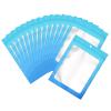 100 Pcs Resealable Mylar Bags, Gradient Color Food Storage Bags, Zip Bag Foil Bags Packaging Pouch for Food Storage, Sample, Small Business (Blue Blue, 4.7 X 7.1 Inch) view 1