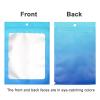 100 Pcs Resealable Mylar Bags, Gradient Color Food Storage Bags, Zip Bag Foil Bags Packaging Pouch for Food Storage, Sample, Small Business (Blue Blue, 4.7 X 7.1 Inch) view 2