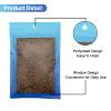 100 Pcs Resealable Mylar Bags, Gradient Color Food Storage Bags, Zip Bag Foil Bags Packaging Pouch for Food Storage, Sample, Small Business (Blue Blue, 4.7 X 7.1 Inch) view 4