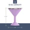ORCA Tini 13oz Stainless Steel Martini Glass | Temperature Insulated Tumbler for Every Outdoor, Picnic, Poolside, Beach & Patio Party  Sage view 3