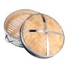 1set Stainless Steel Steaming Basket Lid Portable Food Steamer for Dumplings Dim Sum and Buns Ergonomic Design Kitchen Essential Easy Storage Random Style view 1