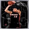 NBA Miami Heat - Tyler Herro 20 Wall Poster, 22.4L" x 14.7W", Silver Framed Version view 1