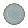 16 Piece Mid-Century Modern Durable Stoneware Dinnerware Set, Casual Microwave & Dishwasher Safe Colorful Brown Blue Dinnerware Sets for 4, Round Dinner & Salad Plates, Bowls and Mugs view 4