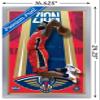 Trends International NBA New Orleans Pelicans - Zion Williamson 20 Wall Poster, 22.4L x 14.7W, Silver Framed Version view 3