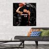 NBA Miami Heat - Tyler Herro 20 Wall Poster, 34L" x 22.4W", Premium Poster & Mount Bundle view 2