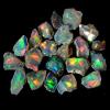 Duggu Ultra Fire Opal Rough Gemstone, Raw Crystals Gemstone, Ethiopian Opal Rock, Jewelry Making Supplies, Chakra Healing, Energy Stone, Reiki, Yoga, Meditation, Art-Crafts-DIY Stone, 50 carats view 2