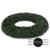 3rd Street Inn Boxwood Front Door Wreath - Indoor/Outdoor - Farmhouse Spring/Summer Wreath (20.5" / XL) view 2