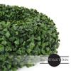3rd Street Inn Boxwood Front Door Wreath - Indoor/Outdoor - Farmhouse Spring/Summer Wreath (20.5" / XL) view 3