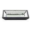 13" x 9" x 2" Modern Rustic Decorative Distressed Rectangle Mirror Home Dcor Tray Bathroom Model Home Showroom Office Decoration view 3