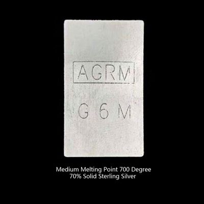 angwang Silver Solder Plate,Easy Medium Hard Silver Soldering Sheet Plate Jewelry Welding Plate Tool Metal Forming Stamping Embossing Etching Blanks Moderate Temperature