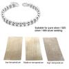 angwang Silver Solder Plate,Easy Medium Hard Silver Soldering Sheet Plate Jewelry Welding Plate Tool Metal Forming Stamping Embossing Etching Blanks Moderate Temperature view 2