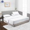 1000 Thread Count, 100% Egyptian Cotton, 4 PC Split Head Flex Sheet Set, 34" Split From the Top, Soft Satin Weave, 28" EXTRA DEEP POCKET (Split Head California King- 34" Split, White) view 2