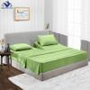 1000 Thread Count, 100% Egyptian Cotton, 4 PC Split Head Flex Sheet Set, 34" Split From the Top, Soft Satin Weave, 28" EXTRA DEEP POCKET (Split Head California King- 34" Split, Sage) view 2